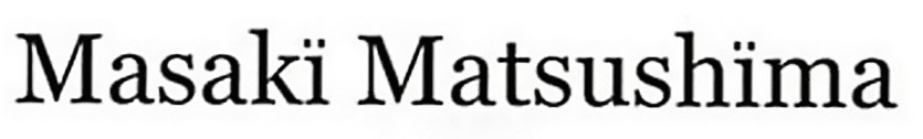 Masaki Matsushima Logo