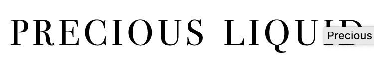 Precious Liquid Logo