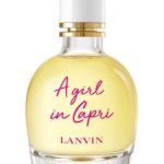 a girl in capri perfumes by lanvin