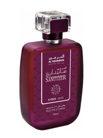 amber sanitizer perfumes by al haramain