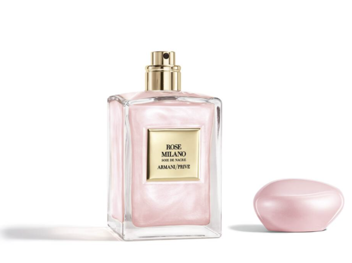 armanie prive rose milano soie de nacre giorgio armani