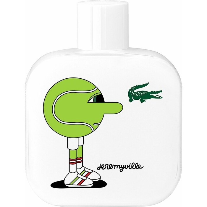 eau de lacoste l 12 12 blanc pure collector edition pour homme x jeremyville lacoste