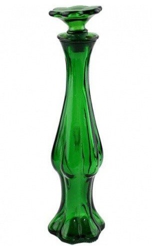 emerald bud vase lily of the valley avon