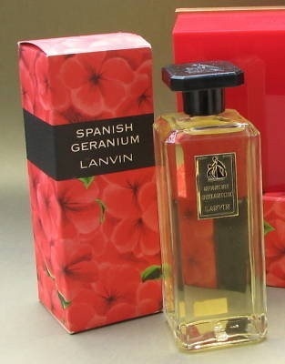 geranium despagne spanish geranium perfumes by lanvin