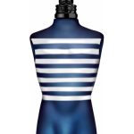 le male in the navy jean paul gaultier