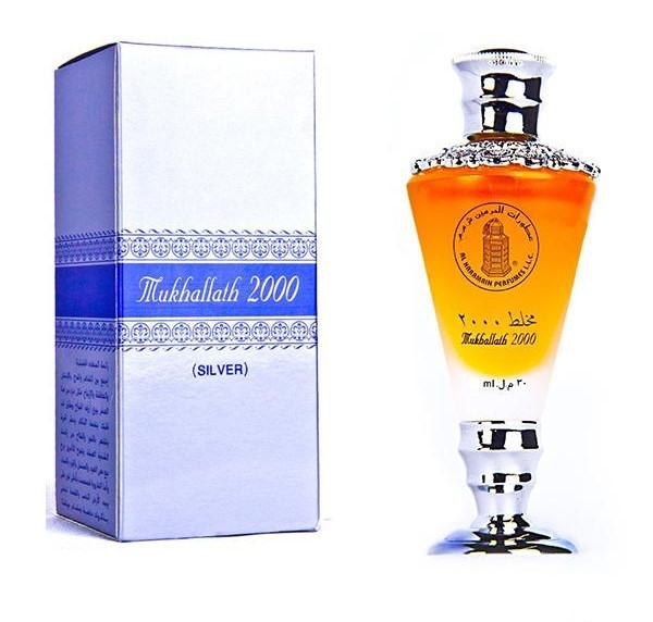 mukhallath 2000 silver perfumes by al haramain