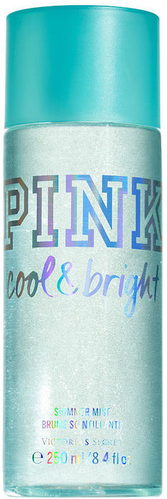 pink cool bright shimmer body mist perfumes by victorias secret