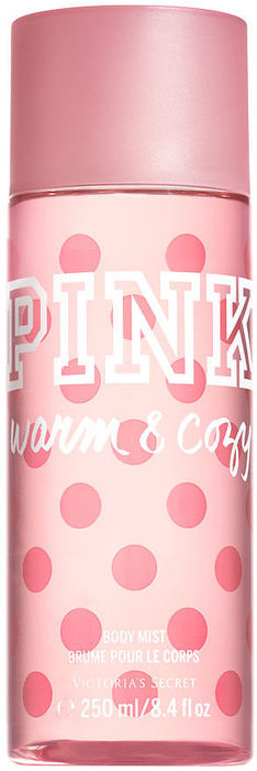 pink warm cozy body mist perfumes by victorias secret