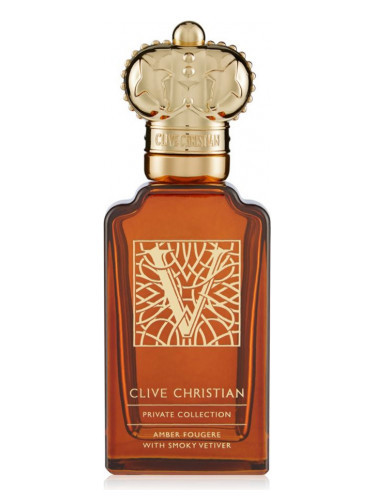 v for men amber fougere with smoky vetiver perfumes by clive christian