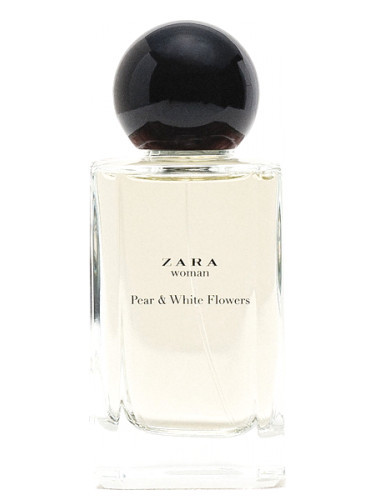 zara woman pear white flowers zara